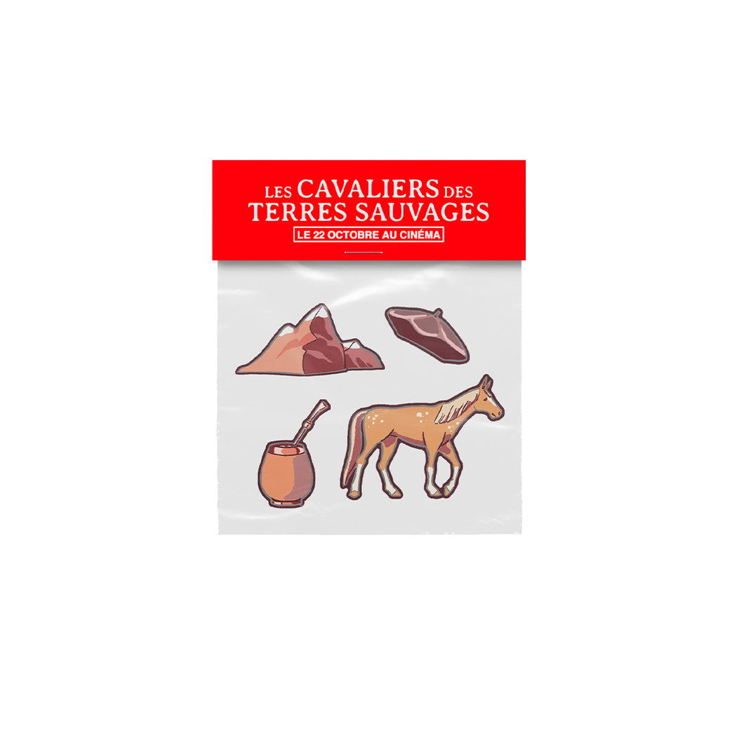 LES CAVALIERS DES TERRES SAUVAGES | Stickers